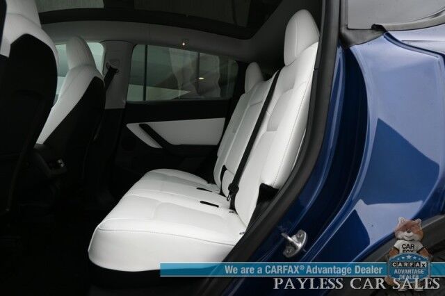 2021 Tesla Model Y Long Range / AWD / Front & Rear Heated Leather Seats / Heated Steering Wheel / NAV / Fixed Glass Roof / Lane Departure & Blind Spot Alert / Bluetooth / Backup Camera / 326 Mile Range / Only 12K Miles / 1-Owner Anchorage AK
