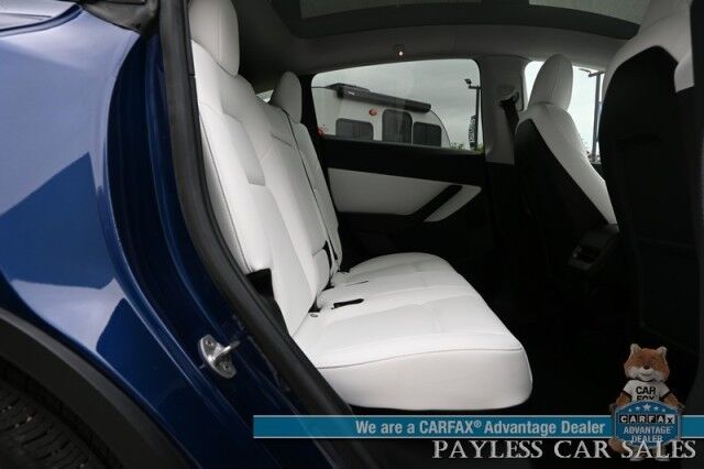 2021 Tesla Model Y Long Range / AWD / Front & Rear Heated Leather Seats / Heated Steering Wheel / NAV / Fixed Glass Roof / Lane Departure & Blind Spot Alert / Bluetooth / Backup Camera / 326 Mile Range / Only 12K Miles / 1-Owner Anchorage AK