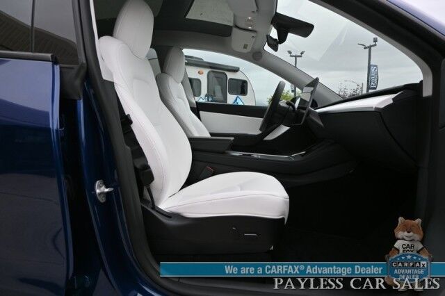 2021 Tesla Model Y Long Range / AWD / Front & Rear Heated Leather Seats / Heated Steering Wheel / NAV / Fixed Glass Roof / Lane Departure & Blind Spot Alert / Bluetooth / Backup Camera / 326 Mile Range / Only 12K Miles / 1-Owner Anchorage AK