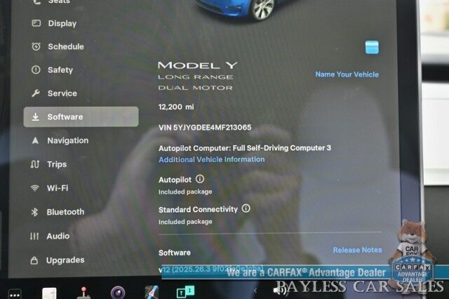 2021 Tesla Model Y Long Range / AWD / Front & Rear Heated Leather Seats / Heated Steering Wheel / NAV / Fixed Glass Roof / Lane Departure & Blind Spot Alert / Bluetooth / Backup Camera / 326 Mile Range / Only 12K Miles / 1-Owner Anchorage AK