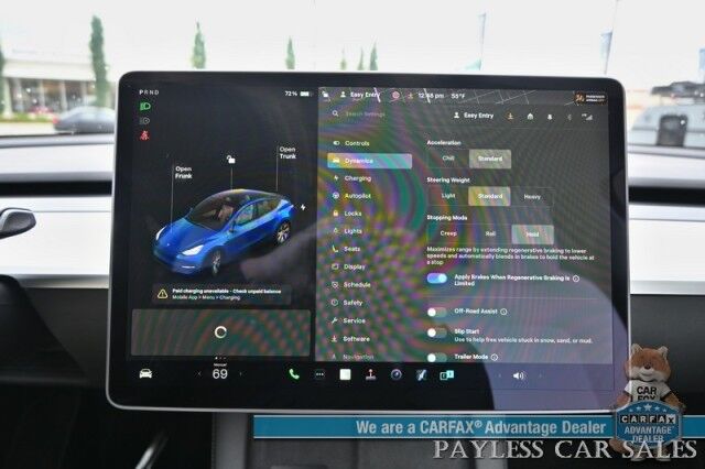 2021 Tesla Model Y Long Range / AWD / Front & Rear Heated Leather Seats / Heated Steering Wheel / NAV / Fixed Glass Roof / Lane Departure & Blind Spot Alert / Bluetooth / Backup Camera / 326 Mile Range / Only 12K Miles / 1-Owner Anchorage AK