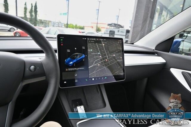 2021 Tesla Model Y Long Range / AWD / Front & Rear Heated Leather Seats / Heated Steering Wheel / NAV / Fixed Glass Roof / Lane Departure & Blind Spot Alert / Bluetooth / Backup Camera / 326 Mile Range / Only 12K Miles / 1-Owner Anchorage AK