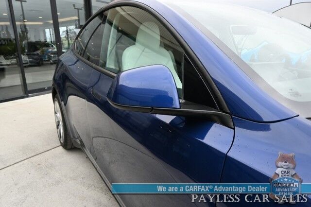 2021 Tesla Model Y Long Range / AWD / Front & Rear Heated Leather Seats / Heated Steering Wheel / NAV / Fixed Glass Roof / Lane Departure & Blind Spot Alert / Bluetooth / Backup Camera / 326 Mile Range / Only 12K Miles / 1-Owner Anchorage AK