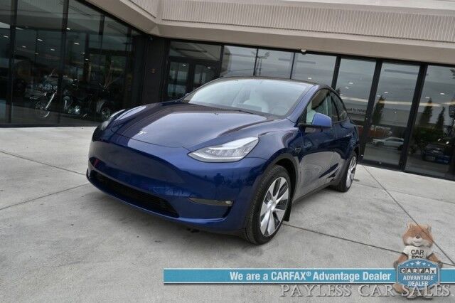 2021 Tesla Model Y Long Range / AWD / Front & Rear Heated Leather Seats / Heated Steering Wheel / NAV / Fixed Glass Roof / Lane Departure & Blind Spot Alert / Bluetooth / Backup Camera / 326 Mile Range / Only 12K Miles / 1-Owner Anchorage AK