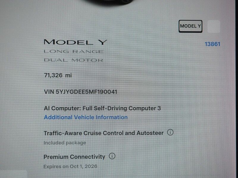 2021 Tesla Model Y Long Range AWD *TRAFFIC AWARE CRUISE CONTROL, NAVIGATION, SAFETY ALERTS, SURROUND VIEW CAMERAS, PANORAMA GLASS ROOF, HEATED SEATS/STEERING WHEEL, 20 INCH WHEELS, WIRELESS CHARGING Round Rock TX