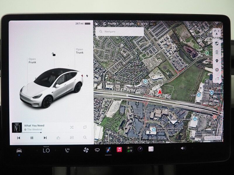 2021 Tesla Model Y Long Range AWD *TRAFFIC AWARE CRUISE CONTROL, NAVIGATION, SAFETY ALERTS, SURROUND VIEW CAMERAS, PANORAMA GLASS ROOF, HEATED SEATS/STEERING WHEEL, 20 INCH WHEELS, WIRELESS CHARGING Round Rock TX