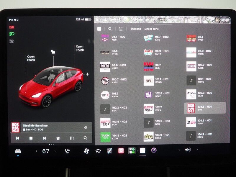 2021 Tesla Model Y Long Range AWD *TRAFFIC AWARE CRUISE CONTROL, NAVIGATION, SAFETY ALERTS, SURROUND VIEW CAMERAS, PANORAMA GLASS ROOF, HEATED SEATS/STEERING WHEEL, WIRELESS CHARGING Round Rock TX