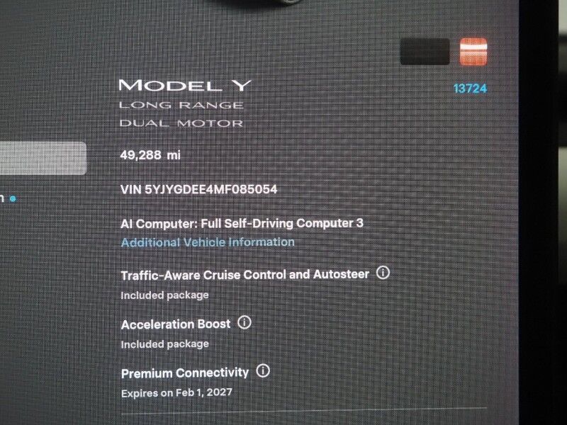2021 Tesla Model Y Long Range AWD *TRAFFIC AWARE CRUISE CONTROL, NAVIGATION, SAFETY ALERTS, SURROUND VIEW CAMERAS, PANORAMA GLASS ROOF, HEATED SEATS/STEERING WHEEL, WIRELESS CHARGING Round Rock TX