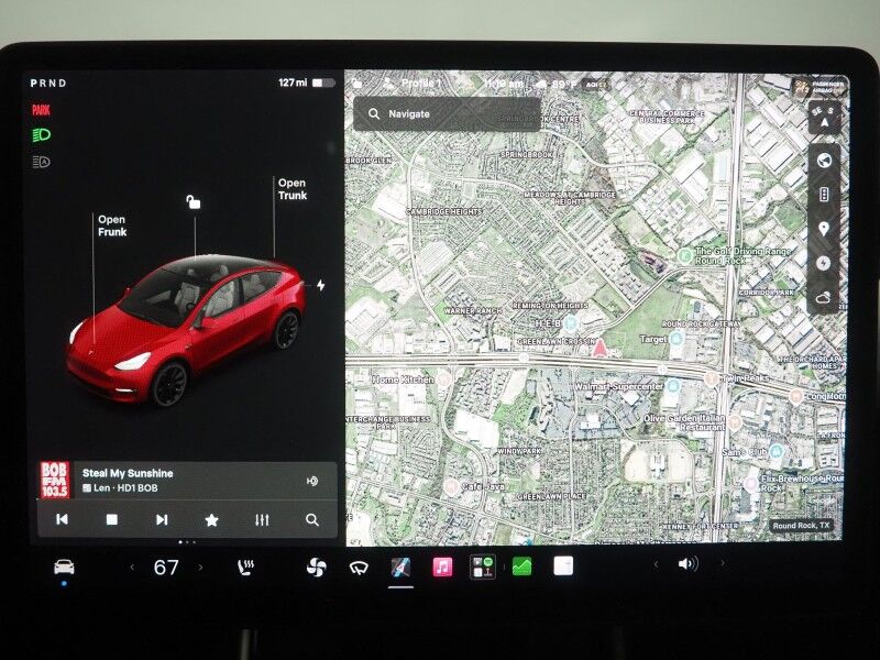 2021 Tesla Model Y Long Range AWD *TRAFFIC AWARE CRUISE CONTROL, NAVIGATION, SAFETY ALERTS, SURROUND VIEW CAMERAS, PANORAMA GLASS ROOF, HEATED SEATS/STEERING WHEEL, WIRELESS CHARGING Round Rock TX