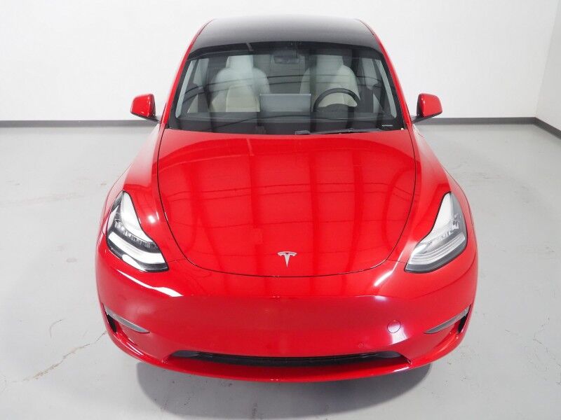 2021 Tesla Model Y Long Range AWD *TRAFFIC AWARE CRUISE CONTROL, NAVIGATION, SAFETY ALERTS, SURROUND VIEW CAMERAS, PANORAMA GLASS ROOF, HEATED SEATS/STEERING WHEEL, WIRELESS CHARGING Round Rock TX