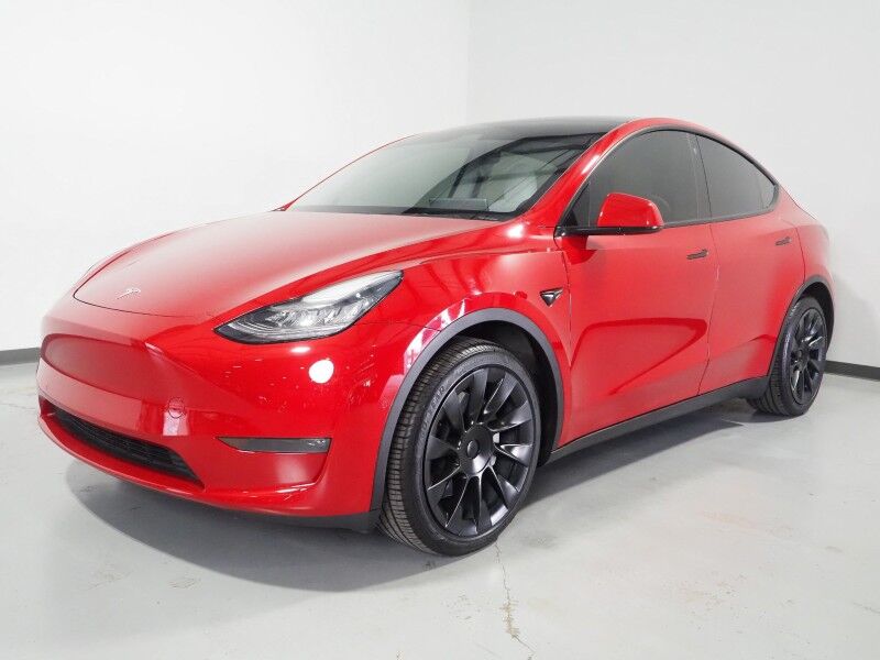 2021 Tesla Model Y Long Range AWD *TRAFFIC AWARE CRUISE CONTROL, NAVIGATION, SAFETY ALERTS, SURROUND VIEW CAMERAS, PANORAMA GLASS ROOF, HEATED SEATS/STEERING WHEEL, WIRELESS CHARGING Round Rock TX
