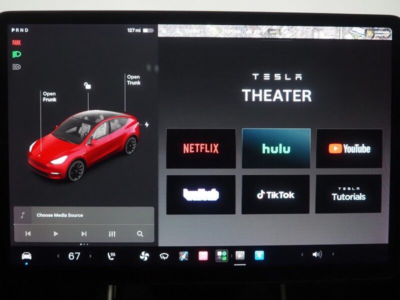 2021 Tesla Model Y Long Range AWD *TRAFFIC AWARE CRUISE CONTROL, NAVIGATION, SAFETY ALERTS, SURROUND VIEW CAMERAS, PANORAMA GLASS ROOF, HEATED SEATS/STEERING WHEEL, WIRELESS CHARGING Round Rock TX