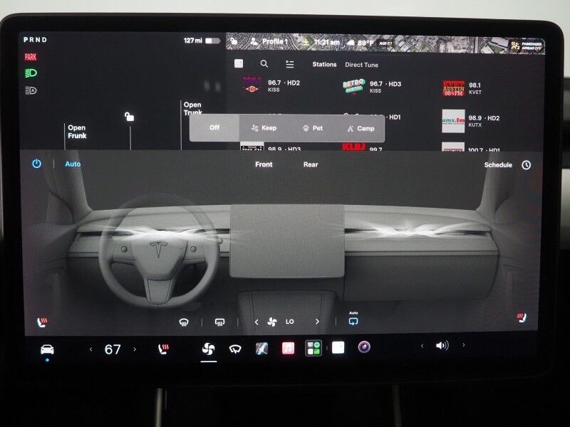 2021 Tesla Model Y Long Range AWD *TRAFFIC AWARE CRUISE CONTROL, NAVIGATION, SAFETY ALERTS, SURROUND VIEW CAMERAS, PANORAMA GLASS ROOF, HEATED SEATS/STEERING WHEEL, WIRELESS CHARGING Round Rock TX