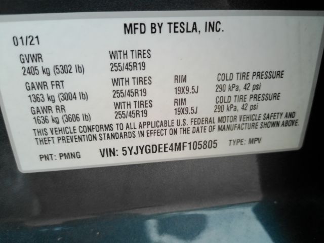 2021 Tesla Model Y Long Range Plano TX