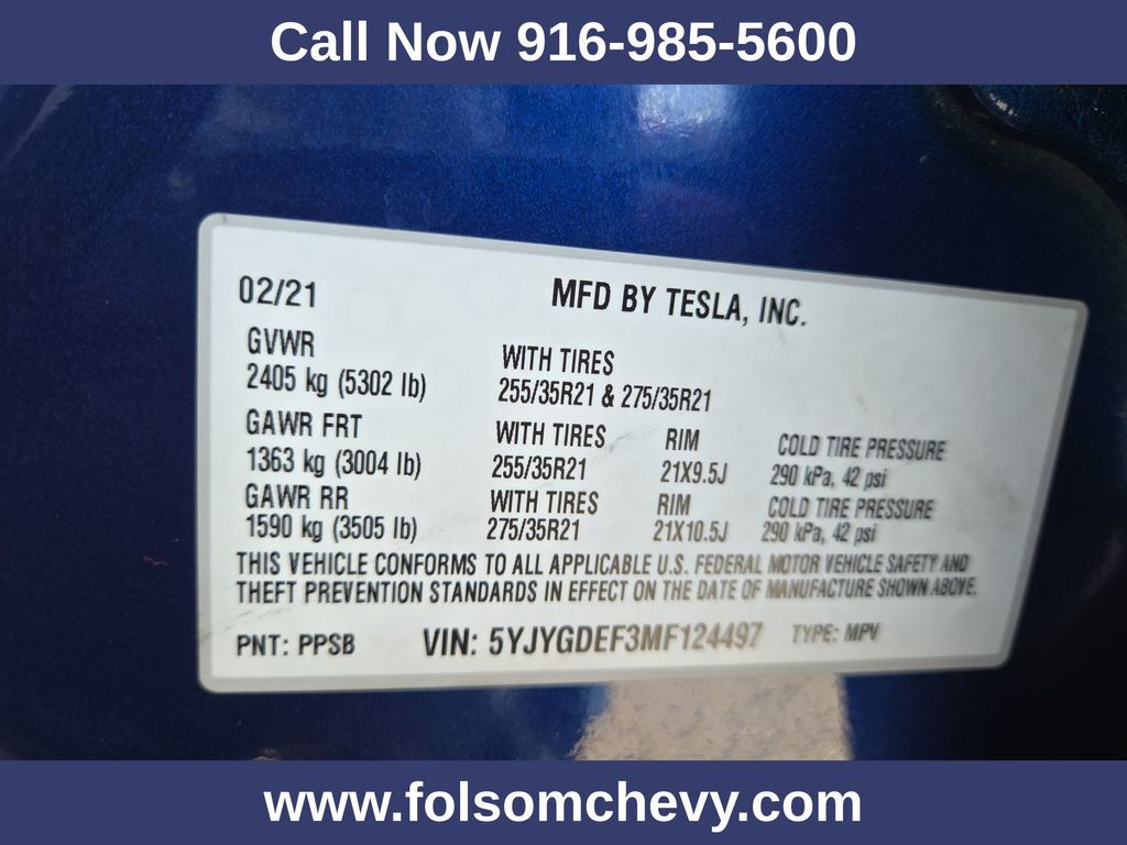 2021 Tesla Model Y Performance Folsom CA