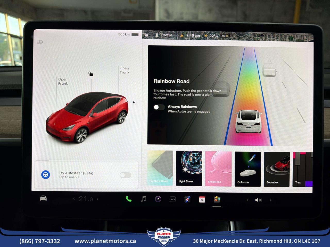 2021 Tesla Model Y Standard Range Richmond Hill ON