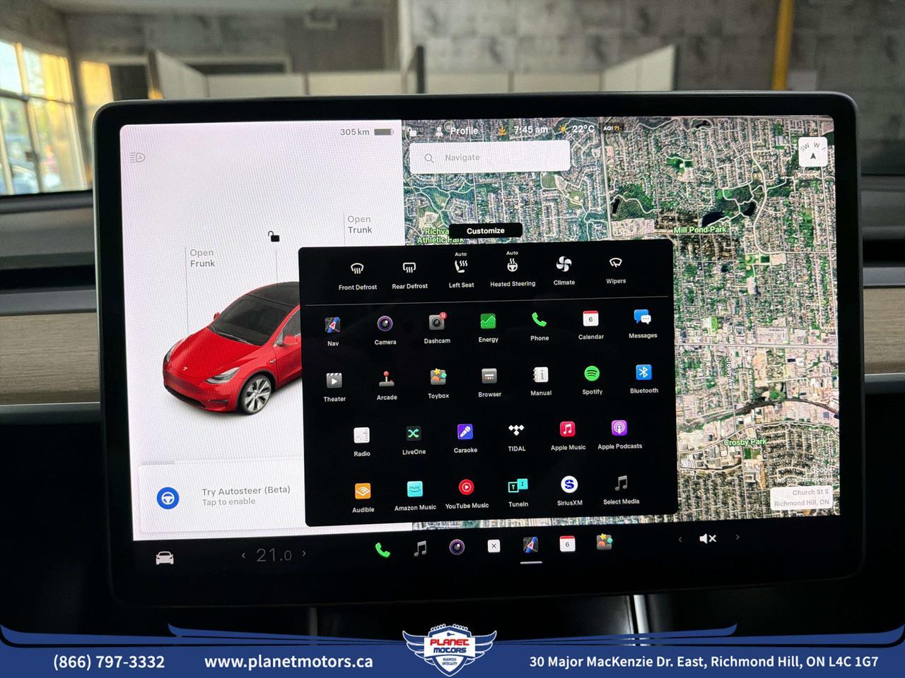 2021 Tesla Model Y Standard Range Richmond Hill ON