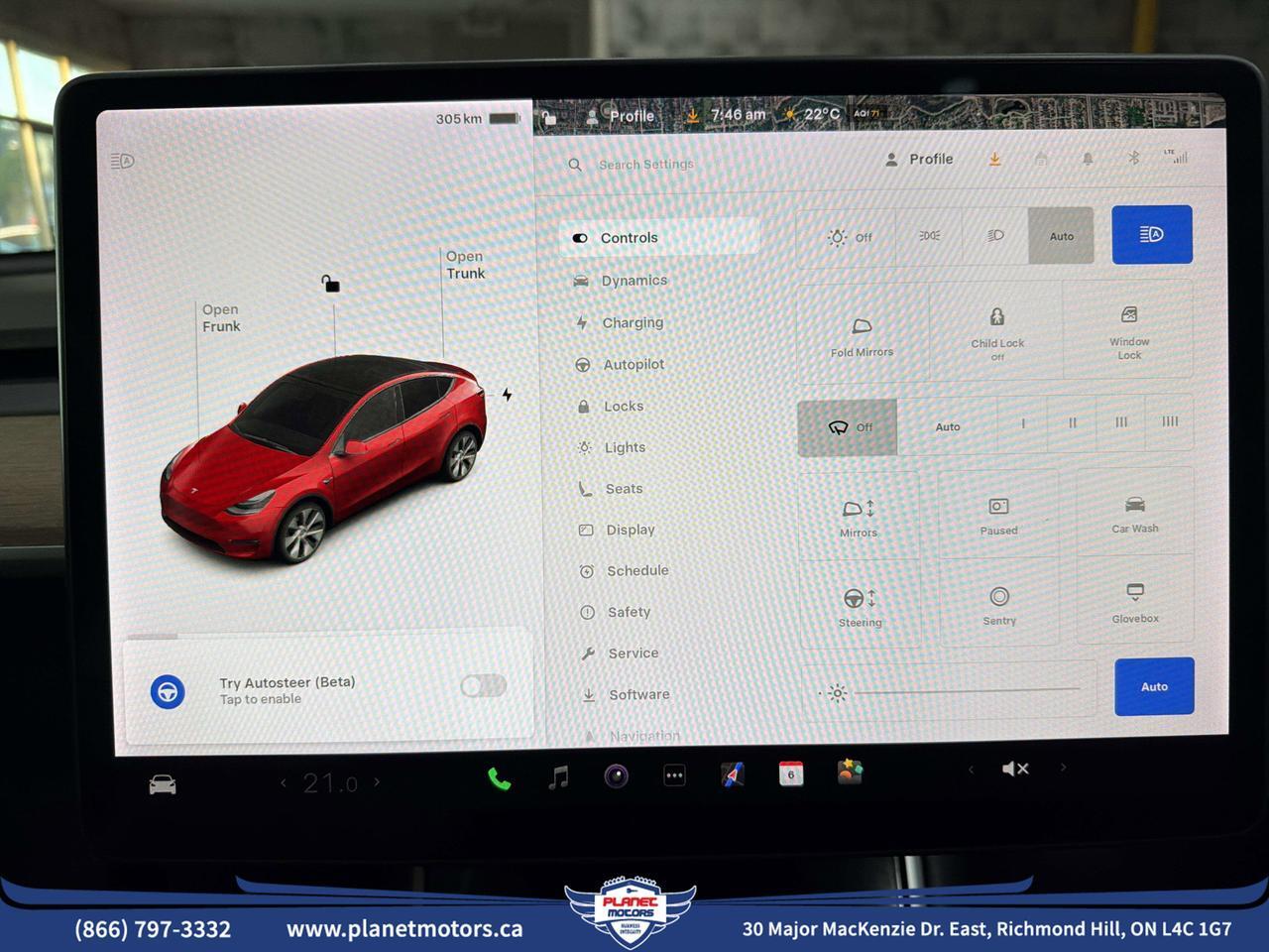 2021 Tesla Model Y Standard Range Richmond Hill ON