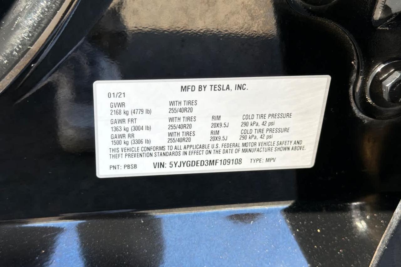 2021 Tesla Model Y Standard Range Roseville CA