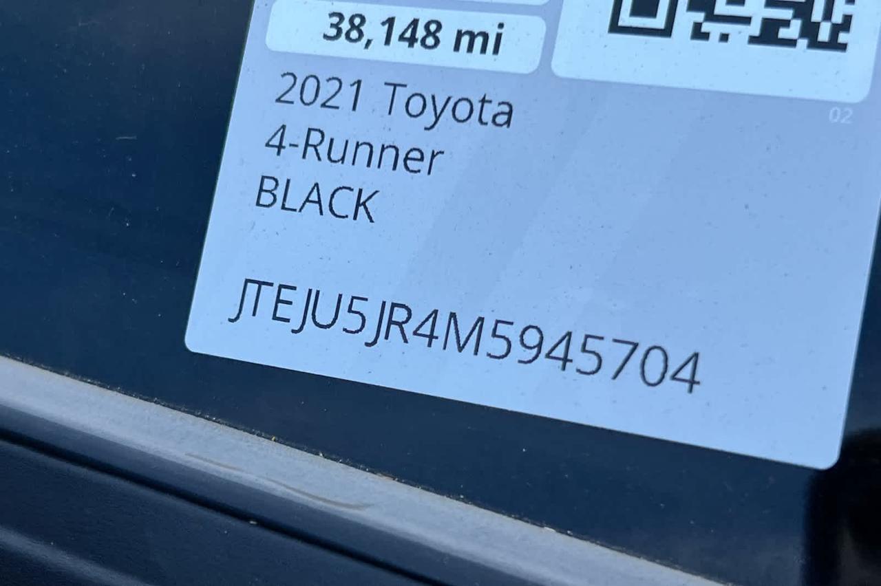 2021 Toyota 4Runner Nightshade Roseville CA