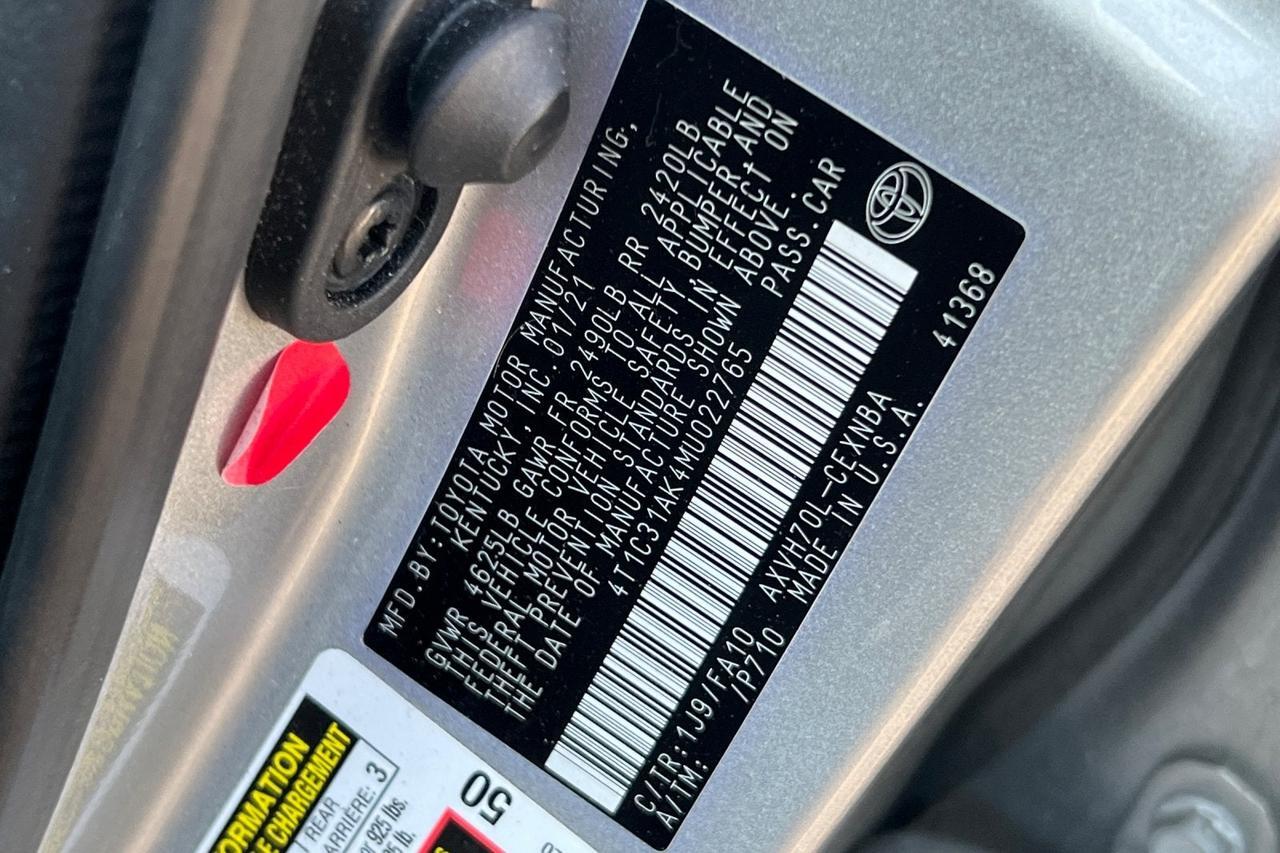 2021 Toyota Camry Hybrid LE Roseville CA