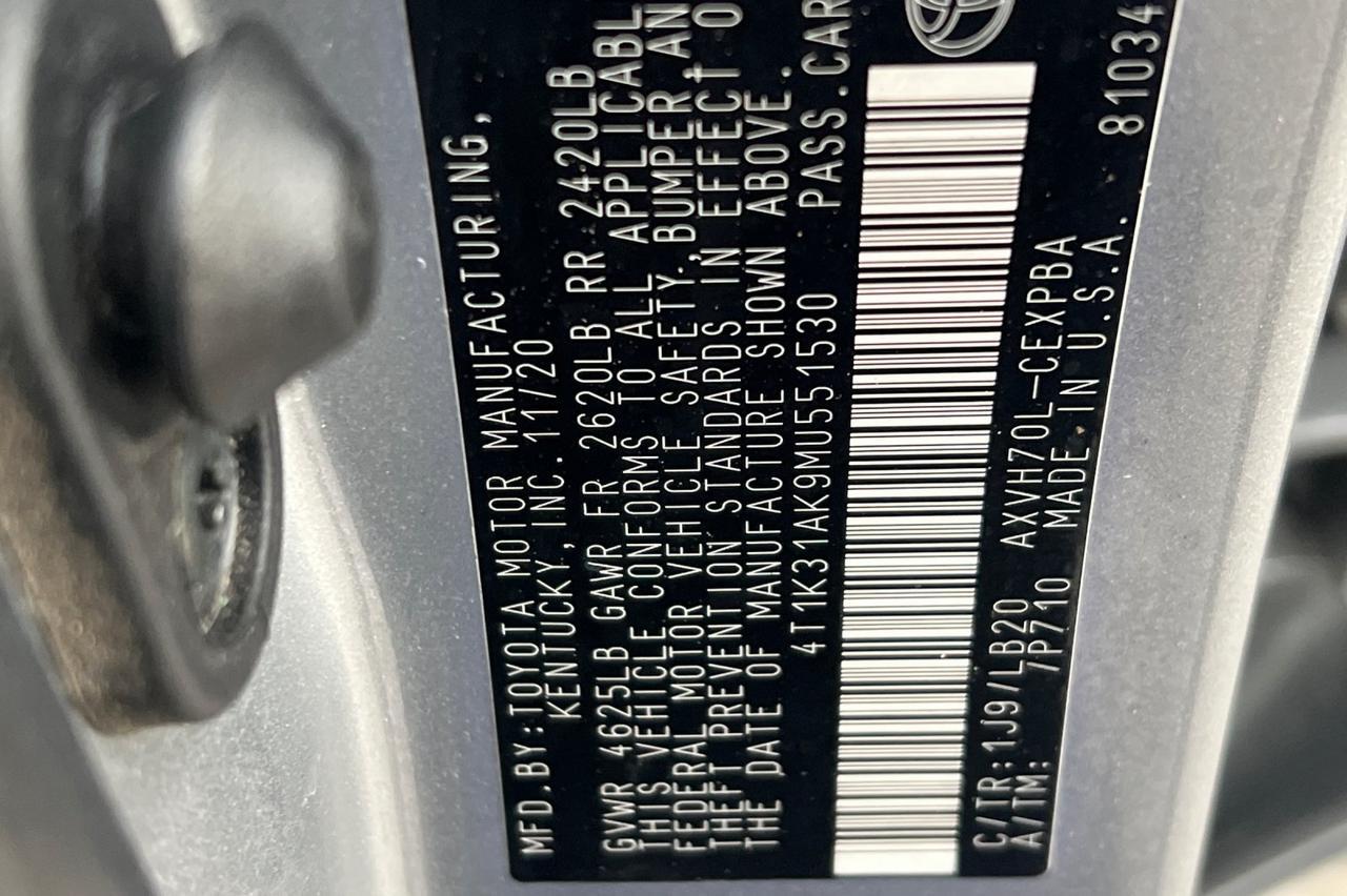 2021 Toyota Camry Hybrid XSE Ontario OR