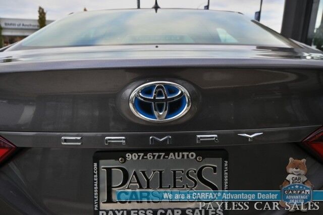 2021 Toyota Camry LE Hybrid / Automatic / Auto Start / Power Mirrors, Windows & Locks / Adaptive Cruise Control / Lane Departure & Forward Collision Alert / Bluetooth / Backup Camera / Keyless Entry & Start / LED Headlights / 53 MPG Anchorage AK 2021 Toyota Camry LE Hybrid / Automatic / Auto Start / Power Mirrors, Windows & Locks / Adaptive Cruise Control / Lane Departure & Forward Collision Alert / Bluetooth / Backup Camera / Keyless Entry & Start / LED Headlights / 53 MPG Anchorage AK