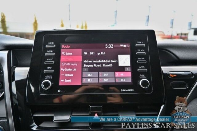 2021 Toyota Camry LE Hybrid / Automatic / Auto Start / Power Mirrors, Windows & Locks / Adaptive Cruise Control / Lane Departure & Forward Collision Alert / Bluetooth / Backup Camera / Keyless Entry & Start / LED Headlights / 53 MPG Anchorage AK 2021 Toyota Camry LE Hybrid / Automatic / Auto Start / Power Mirrors, Windows & Locks / Adaptive Cruise Control / Lane Departure & Forward Collision Alert / Bluetooth / Backup Camera / Keyless Entry & Start / LED Headlights / 53 MPG Anchorage AK