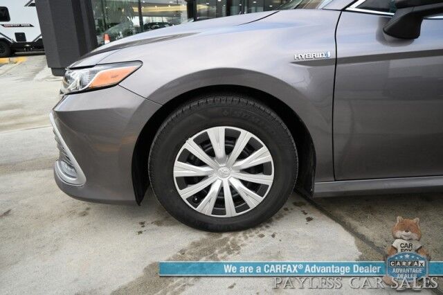 2021 Toyota Camry LE Hybrid / Automatic / Auto Start / Power Mirrors, Windows & Locks / Adaptive Cruise Control / Lane Departure & Forward Collision Alert / Bluetooth / Backup Camera / Keyless Entry & Start / LED Headlights / 53 MPG Anchorage AK 2021 Toyota Camry LE Hybrid / Automatic / Auto Start / Power Mirrors, Windows & Locks / Adaptive Cruise Control / Lane Departure & Forward Collision Alert / Bluetooth / Backup Camera / Keyless Entry & Start / LED Headlights / 53 MPG Anchorage AK