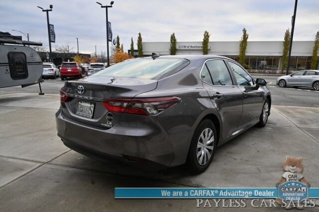2021 Toyota Camry LE / Hybrid / Automatic / Power Mirrors, Windows & Locks / Lane Departure & Forward Collision Alert / Bluetooth / Backup Camera / Adaptive Cruise / Keyless Entry & Start / LED Headlights / 53 MPG Anchorage AK