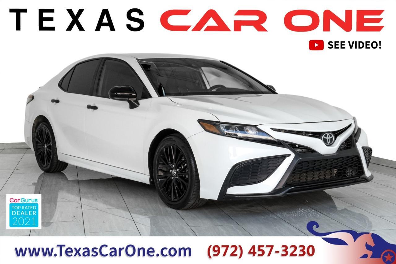 2021 Toyota Camry SE NIGHTSHADE EDITION TOYOTA SAFETY SENSE LEATHER/CLOTH SEATS RE