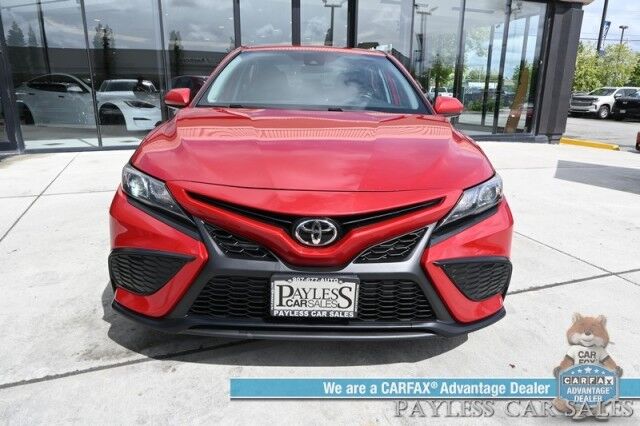 2021 Toyota Camry SE / Power Driver's Seat / Leather Trimmed Seats / Adaptive Cruise Control / Lane Departure & Forward Collision Alert / Apple CarPlay & Android Auto / USB Input / Back Up Camera / Alloy Wheels / 39 MPG Anchorage AK