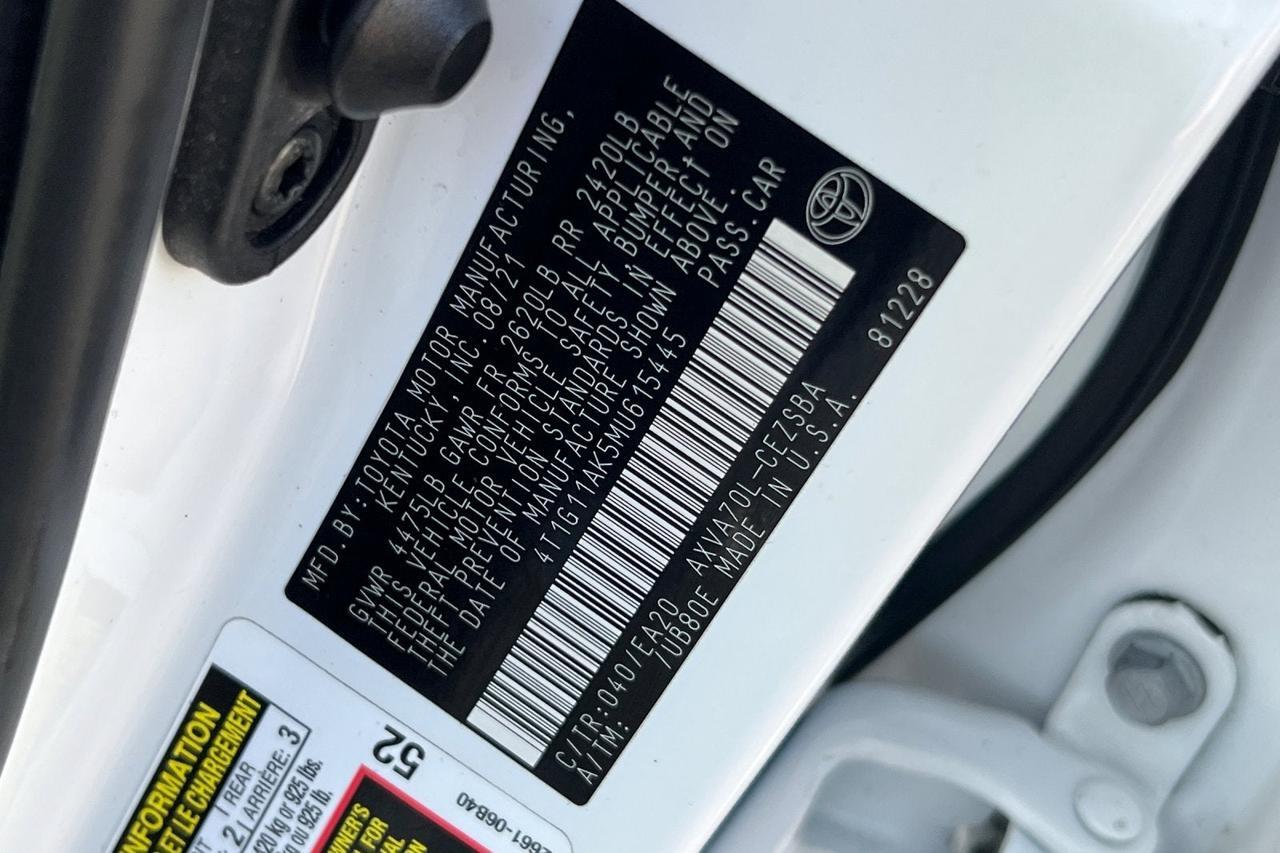 2021 Toyota Camry SE Roseville CA