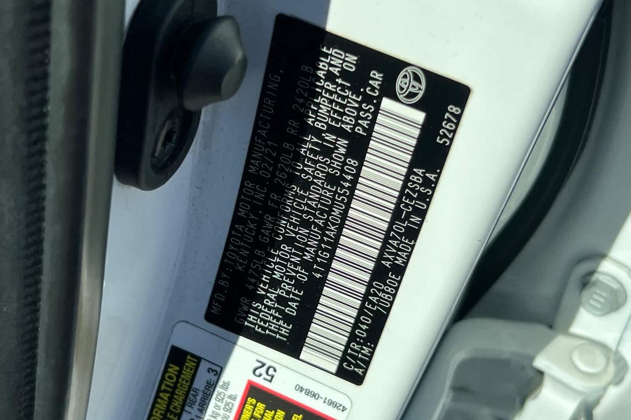 2021 Toyota Camry SE Roseville CA