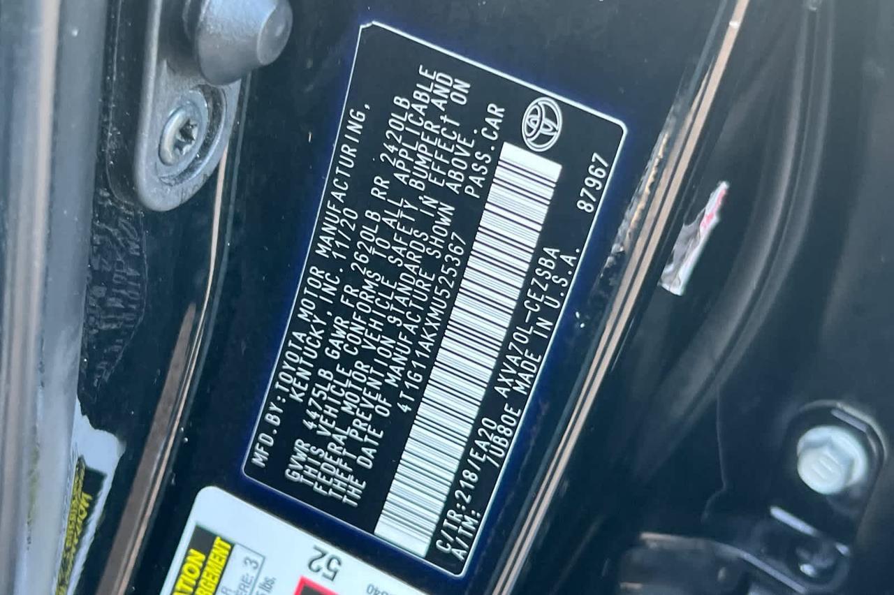 2021 Toyota Camry SE Roseville CA