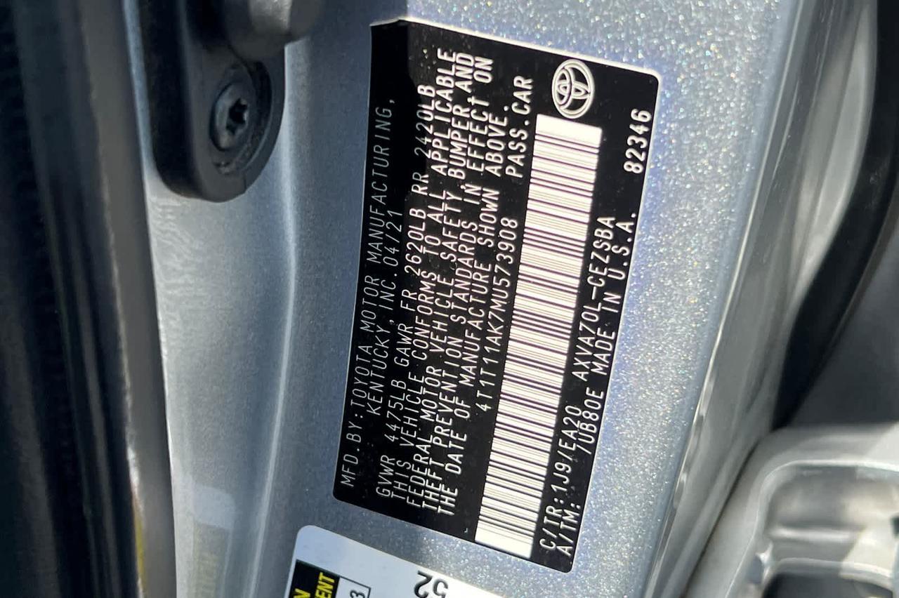2021 Toyota Camry SE Roseville CA