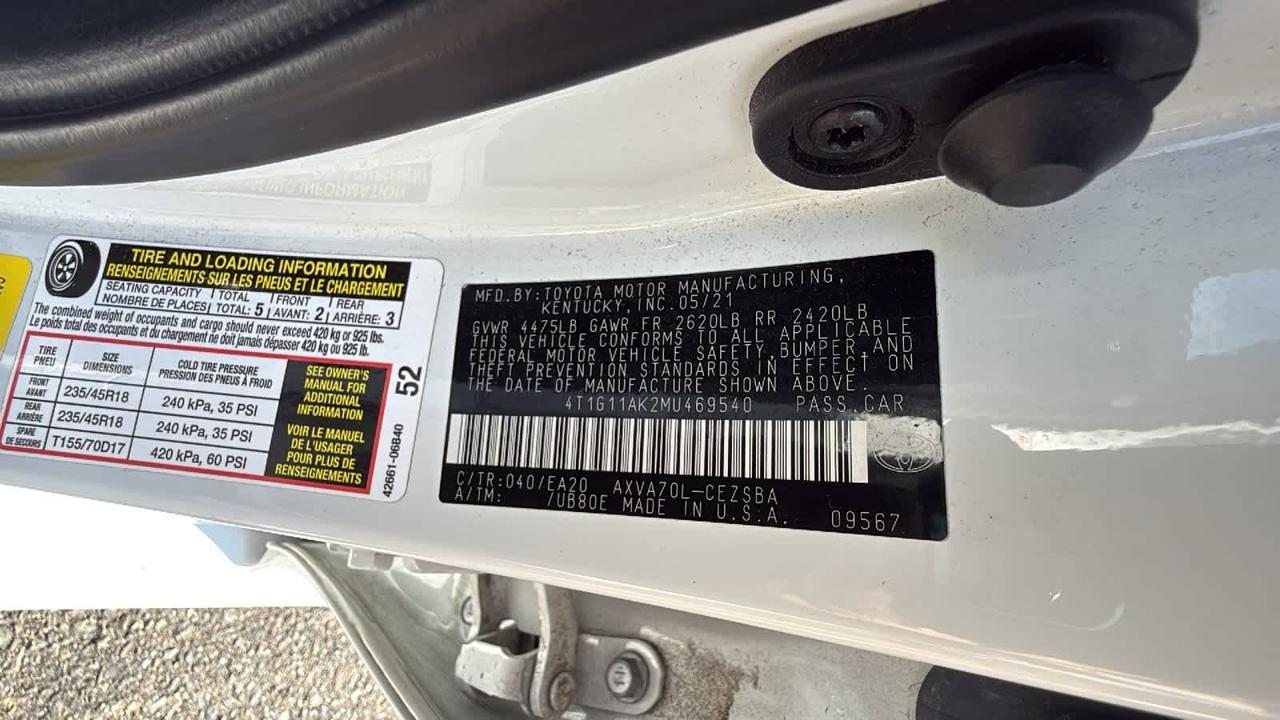 2021 Toyota Camry SE Medford MA