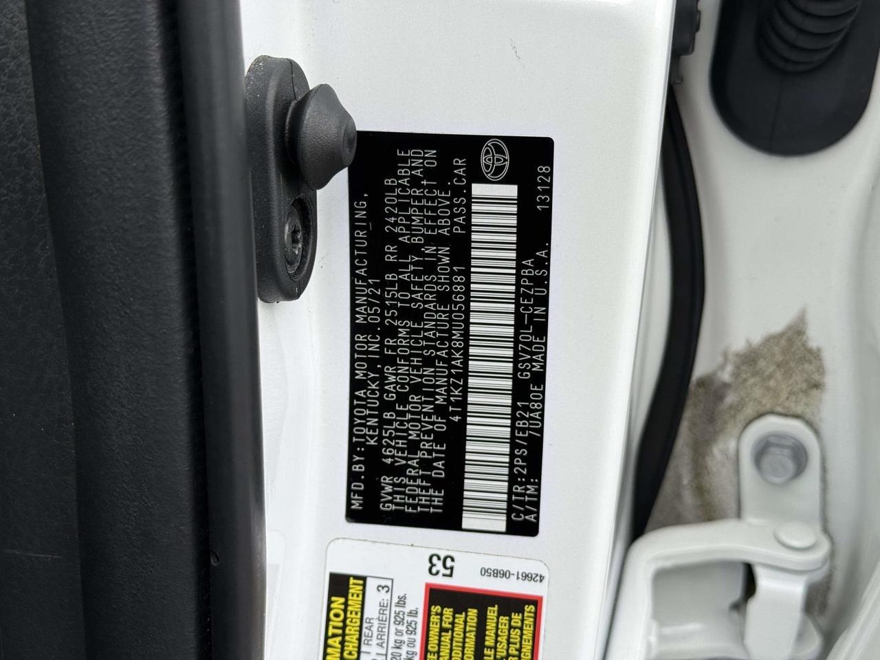 2021 Toyota Camry TRD V6 Alexandria VA