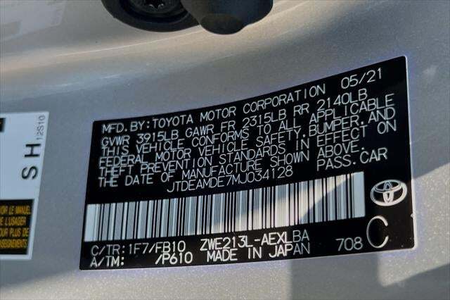 2021 Toyota Corolla Hybrid LE Roseville CA