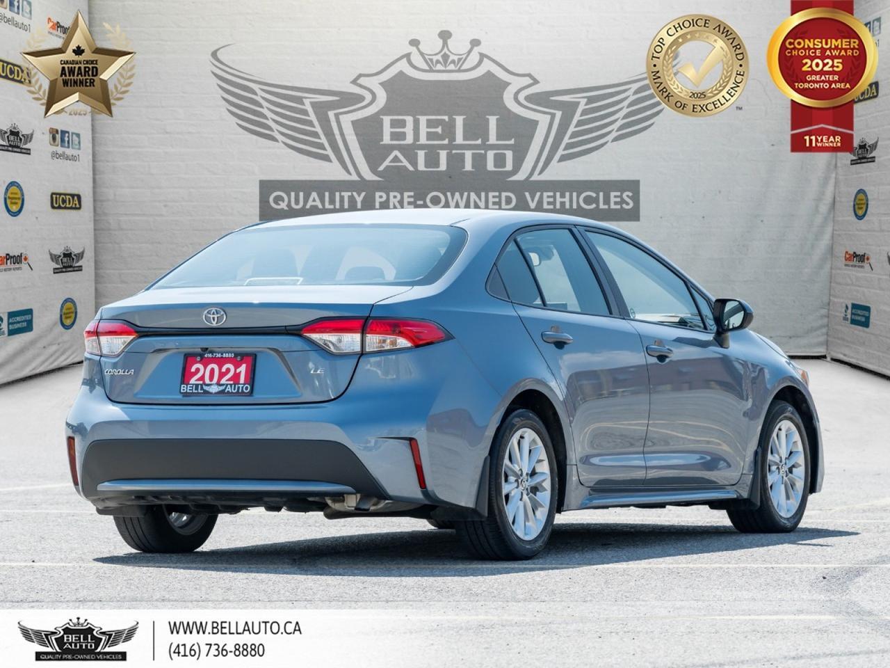 2021 Toyota Corolla LE | SUNROOF | BACKUPCAM | HTDSEATS | SAFETYSENSORS | WIRELESSCHARGING | SATELLITERADIO | BLUETOOTH Toronto ON