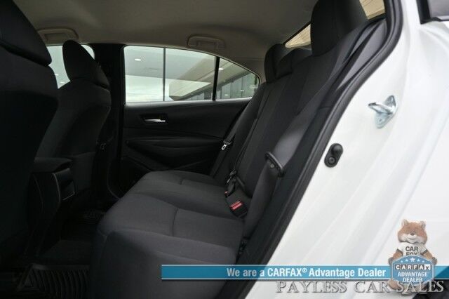 2021 Toyota Corolla LE / Automatic / Convenience Pkg / Lane Watch & Blind Spot Alert / Forward Collision Alert / Apple CarPlay & Android Auto / Keyless Entry & Start / Back Up Cam / Aluminum Wheels / Only 21K Miles / 1-Owner Anchorage AK
