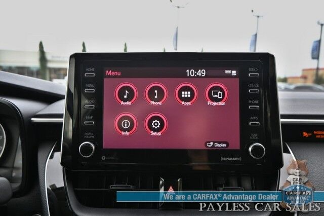 2021 Toyota Corolla LE / Automatic / Convenience Pkg / Lane Watch & Blind Spot Alert / Forward Collision Alert / Apple CarPlay & Android Auto / Keyless Entry & Start / Back Up Cam / Aluminum Wheels / Only 21K Miles / 1-Owner Anchorage AK