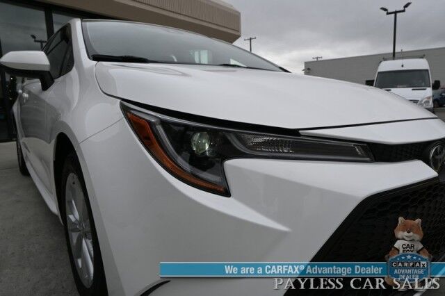 2021 Toyota Corolla LE / Automatic / Convenience Pkg / Lane Watch & Blind Spot Alert / Forward Collision Alert / Apple CarPlay & Android Auto / Keyless Entry & Start / Back Up Cam / Aluminum Wheels / Only 21K Miles / 1-Owner Anchorage AK