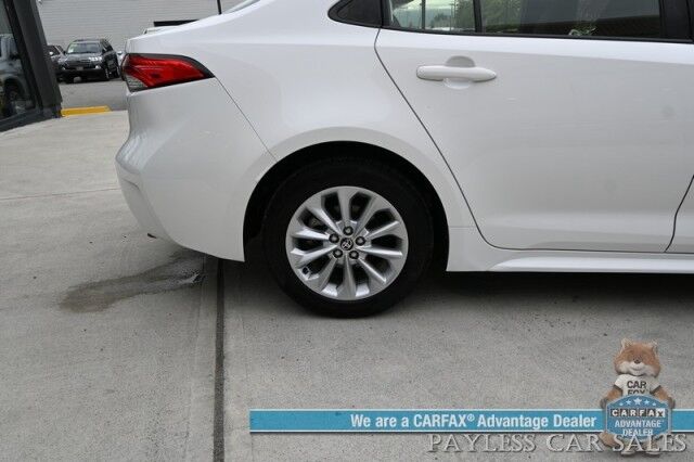 2021 Toyota Corolla LE / Automatic / Convenience Pkg / Lane Watch & Blind Spot Alert / Forward Collision Alert / Apple CarPlay & Android Auto / Keyless Entry & Start / Back Up Cam / Aluminum Wheels / Only 21K Miles / 1-Owner Anchorage AK