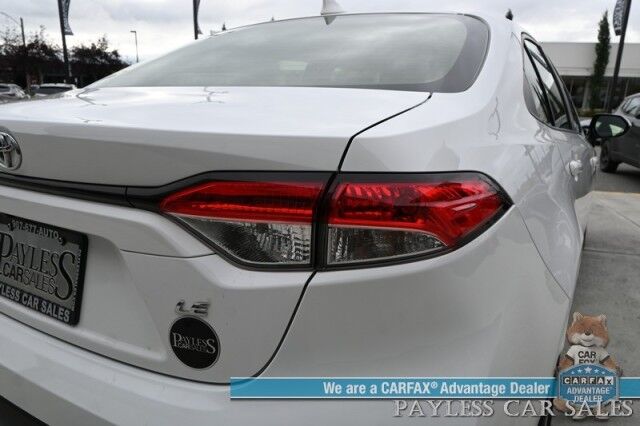 2021 Toyota Corolla LE / Automatic / Convenience Pkg / Lane Watch & Blind Spot Alert / Forward Collision Alert / Apple CarPlay & Android Auto / Keyless Entry & Start / Back Up Cam / Aluminum Wheels / Only 21K Miles / 1-Owner Anchorage AK
