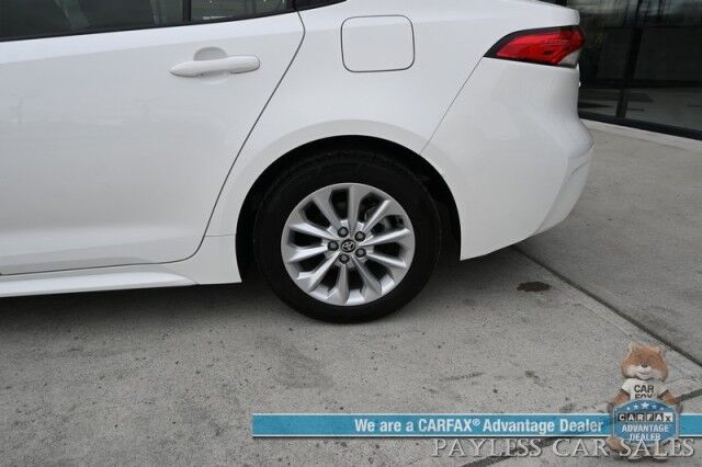 2021 Toyota Corolla LE / Automatic / Convenience Pkg / Lane Watch & Blind Spot Alert / Forward Collision Alert / Apple CarPlay & Android Auto / Keyless Entry & Start / Back Up Cam / Aluminum Wheels / Only 21K Miles / 1-Owner Anchorage AK