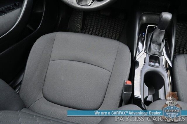 2021 Toyota Corolla LE / Automatic / Convenience Pkg / Lane Watch & Blind Spot Alert / Forward Collision Alert / Apple CarPlay & Android Auto / Keyless Entry & Start / Back Up Cam / Aluminum Wheels / Only 21K Miles / 1-Owner Anchorage AK