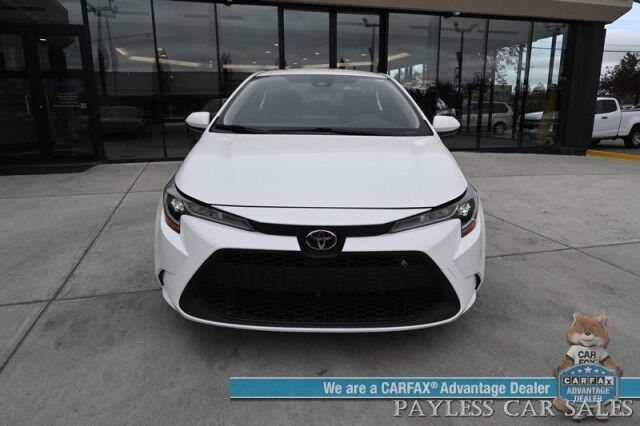 2021 Toyota Corolla LE / Automatic / Convenience Pkg / Lane Watch & Blind Spot Alert / Forward Collision Alert / Apple CarPlay & Android Auto / Keyless Entry & Start / Back Up Cam / Aluminum Wheels / Only 21K Miles / 1-Owner Anchorage AK