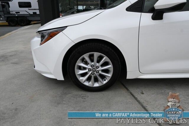 2021 Toyota Corolla LE / Automatic / Convenience Pkg / Lane Watch & Blind Spot Alert / Forward Collision Alert / Apple CarPlay & Android Auto / Keyless Entry & Start / Back Up Cam / Aluminum Wheels / Only 21K Miles / 1-Owner Anchorage AK