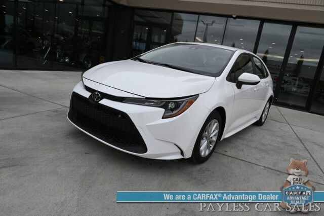 2021 Toyota Corolla LE / Automatic / Convenience Pkg / Lane Watch & Blind Spot Alert / Forward Collision Alert / Apple CarPlay & Android Auto / Keyless Entry & Start / Back Up Cam / Aluminum Wheels / Only 21K Miles / 1-Owner Anchorage AK